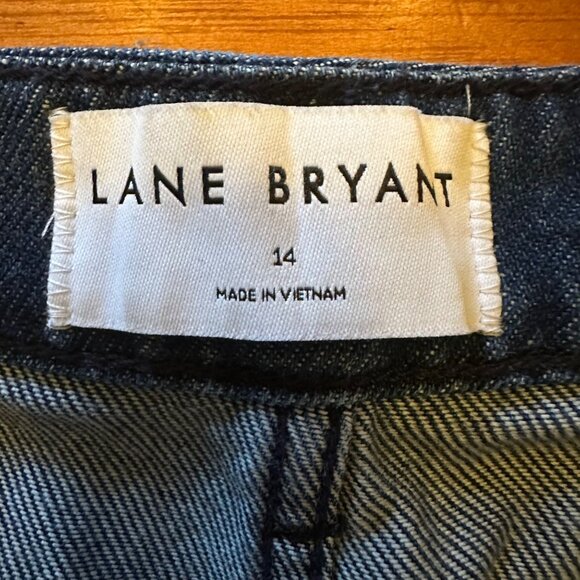 Lane Bryant Womens Wide-Leg Denim Jeans Size 14 - Picture 6 of 8